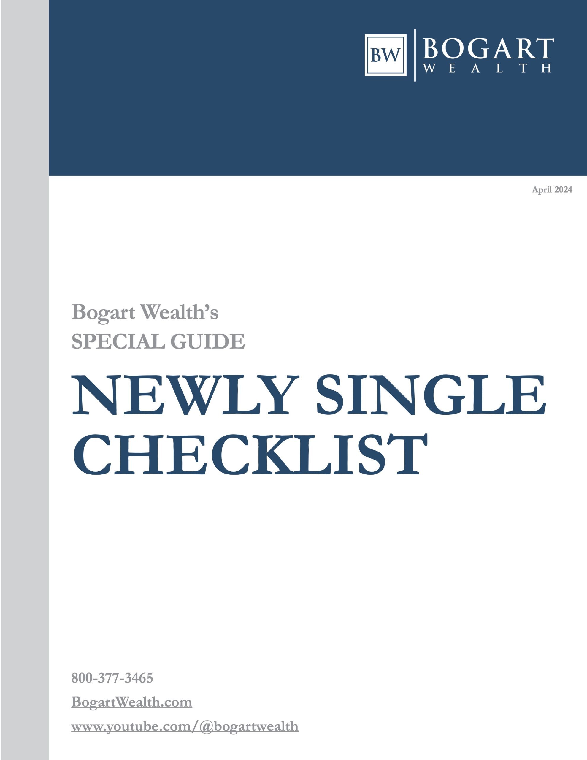 BW Newly SIngle Checklist 1 copy scaled | Bogart Wealth